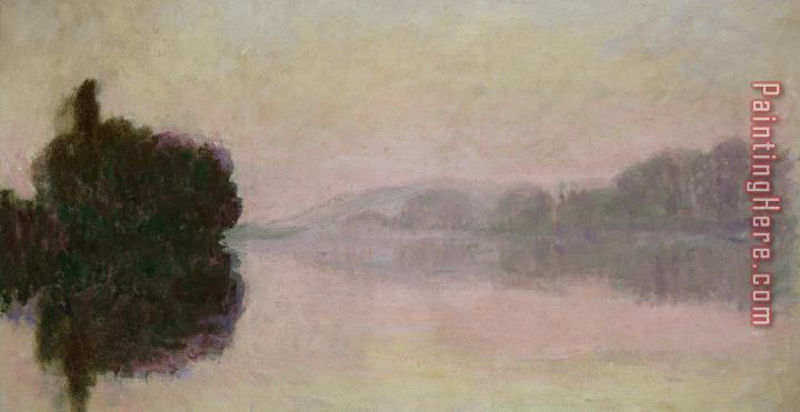 Claude Monet The Seine at Port Villez Evening Effect